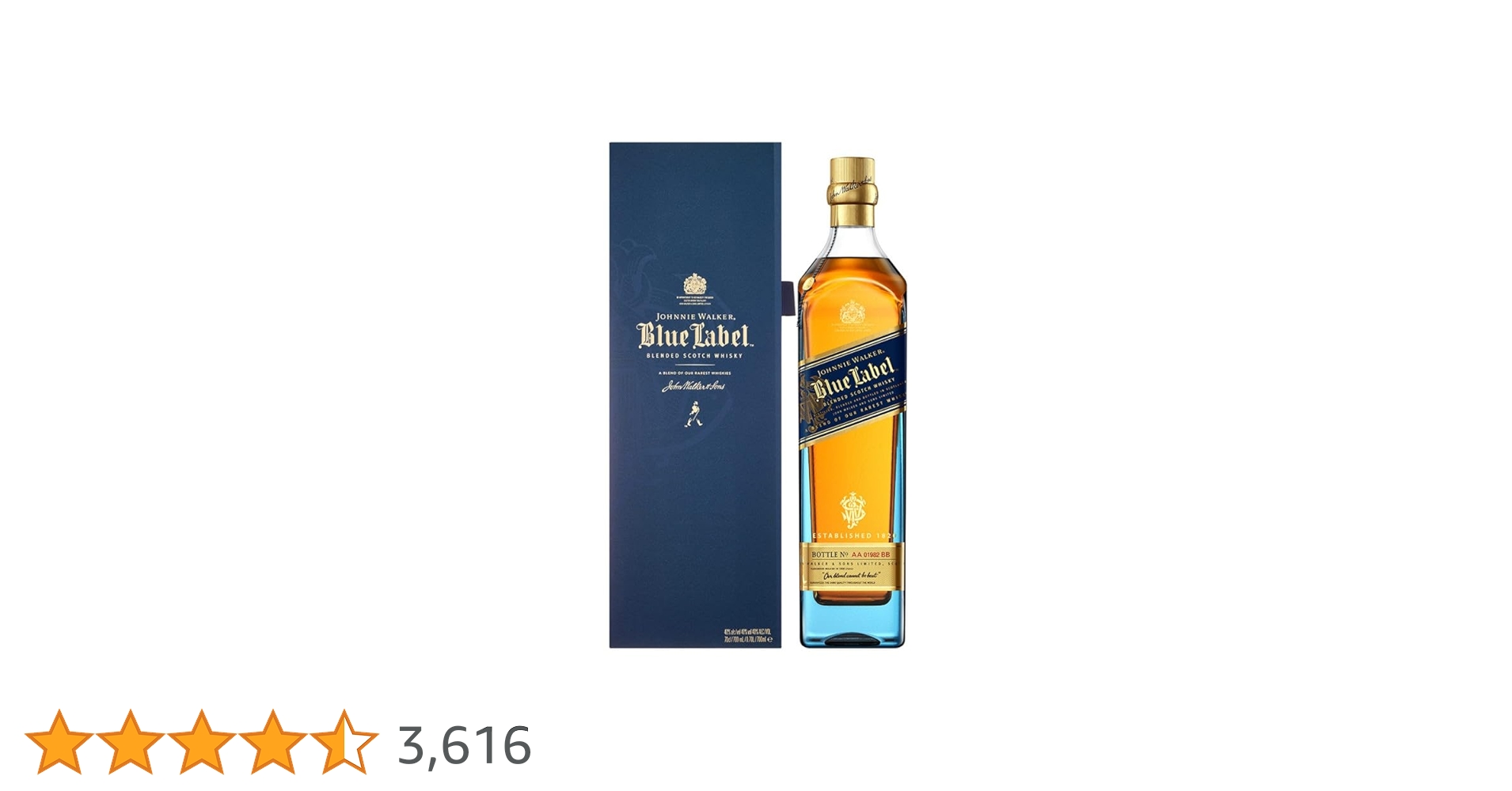 Amazon.co.jp: ジョニーウォーカーブルーラベル 箱入り